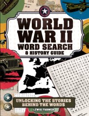 World War II Word Search & History Guide book cover